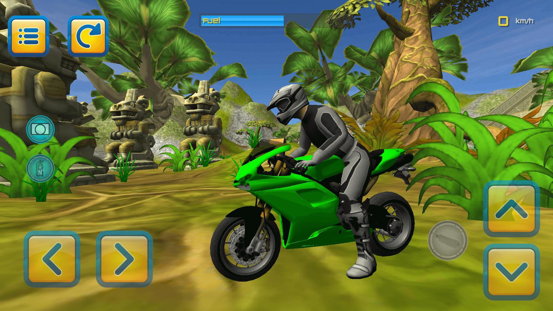 اسکرین شات 1 بازی Jungle Motorbike Jumping 3D