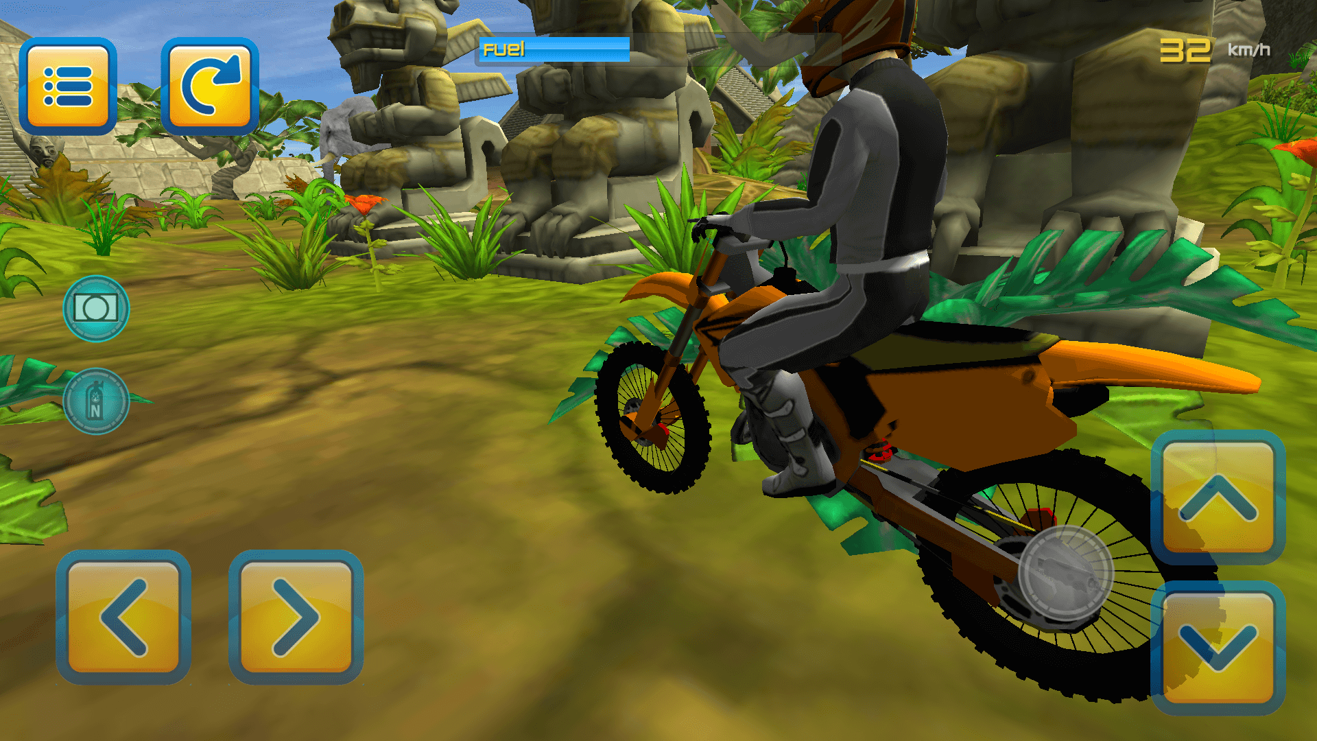 اسکرین شات 6 بازی Jungle Motorbike Jumping 3D