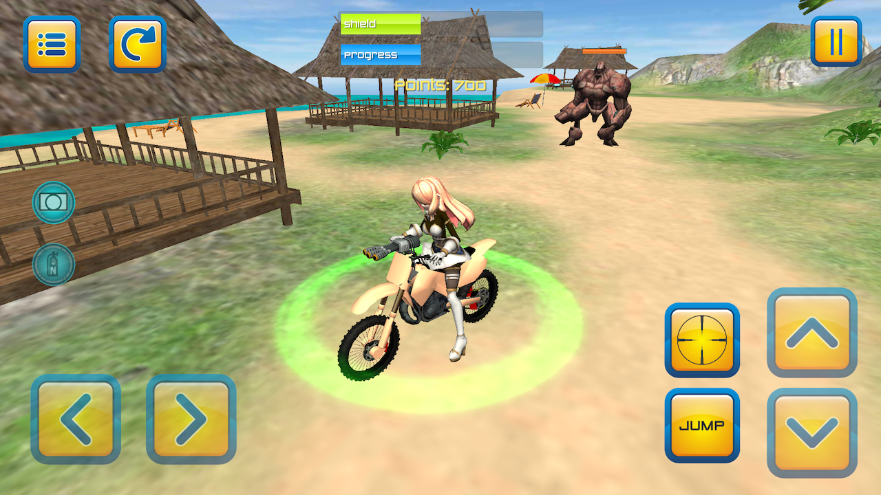 اسکرین شات 3 بازی Motorbike Girls Jump Mission
