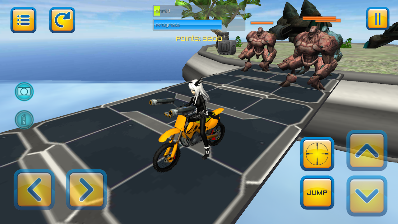 اسکرین شات 6 بازی Motorbike Girls Jump Mission