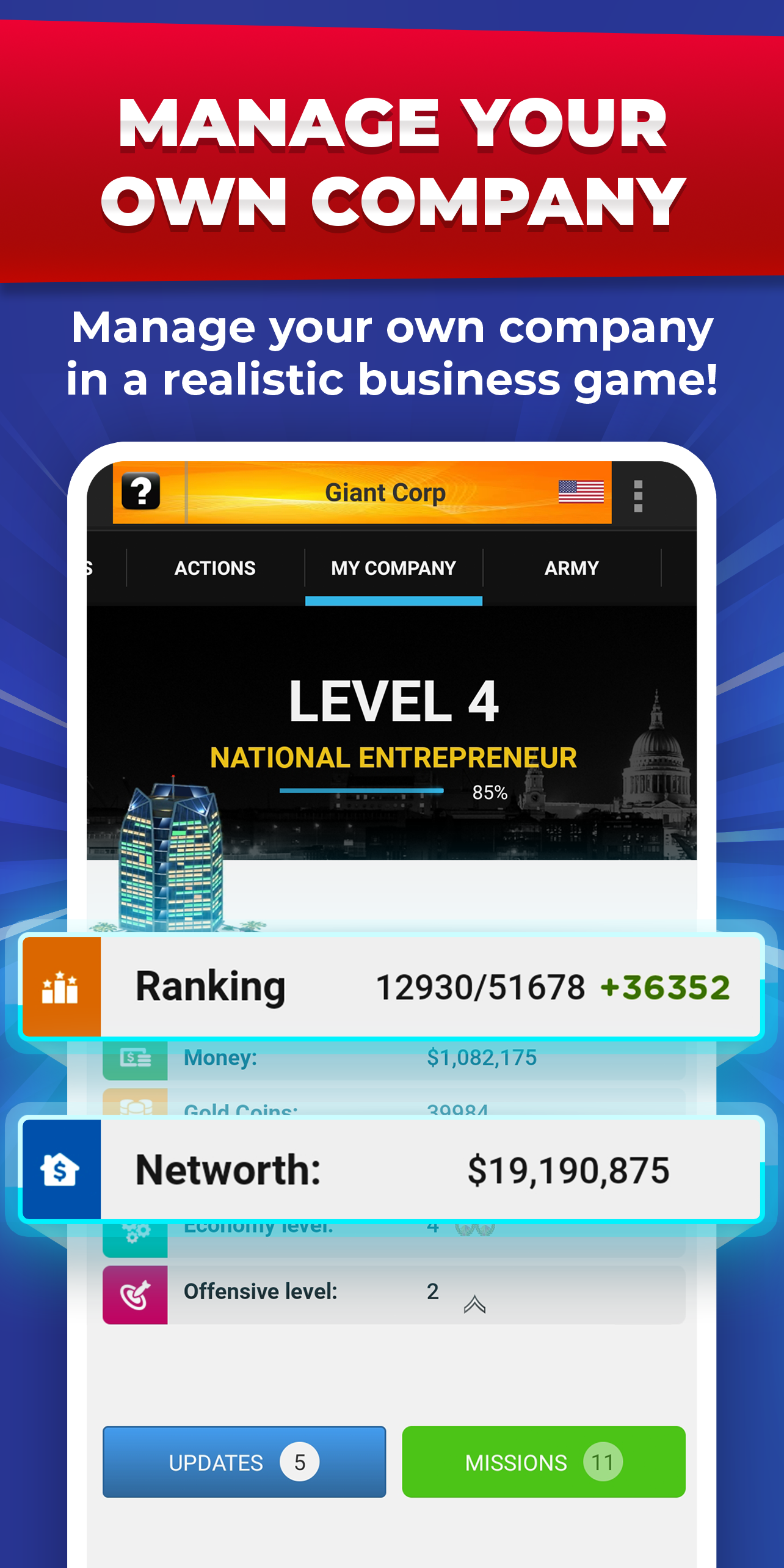 اسکرین شات 1 بازی Tycoon Business Simulator