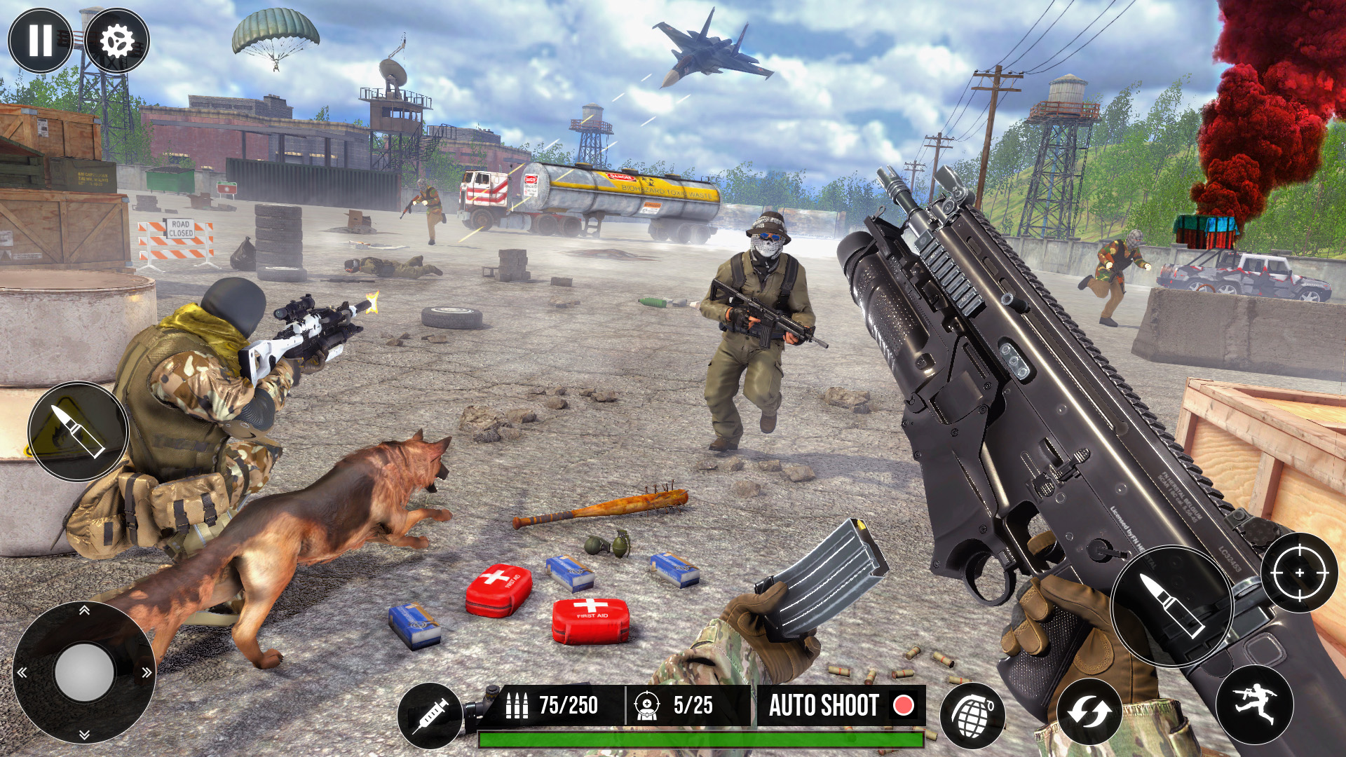 اسکرین شات 3 برنامه Battle Shooting FPS Gun Games