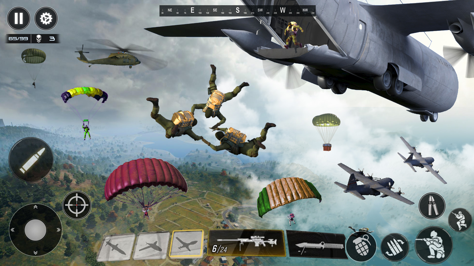 اسکرین شات 4 برنامه Battle Shooting FPS Gun Games