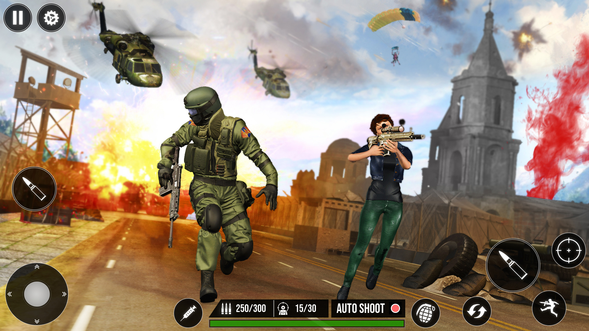 اسکرین شات 6 برنامه Battle Shooting FPS Gun Games