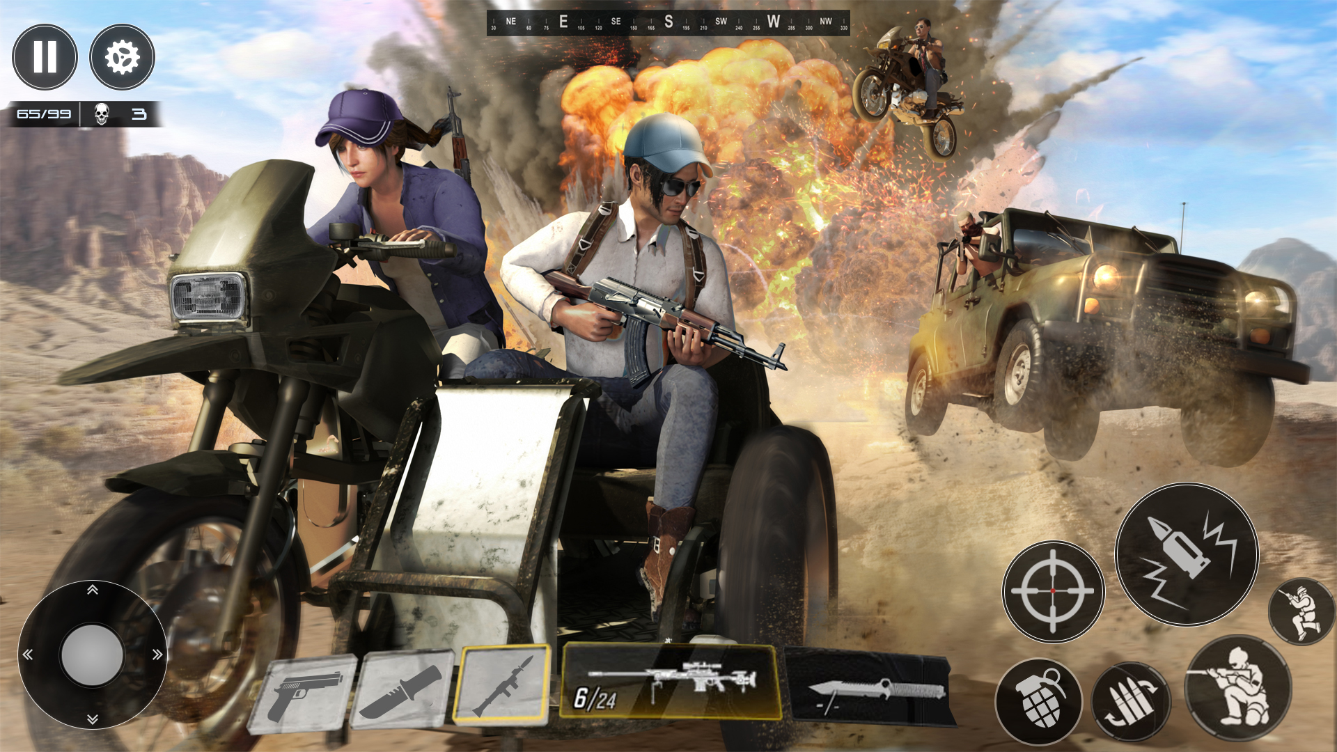 اسکرین شات 1 برنامه Battle Shooting FPS Gun Games