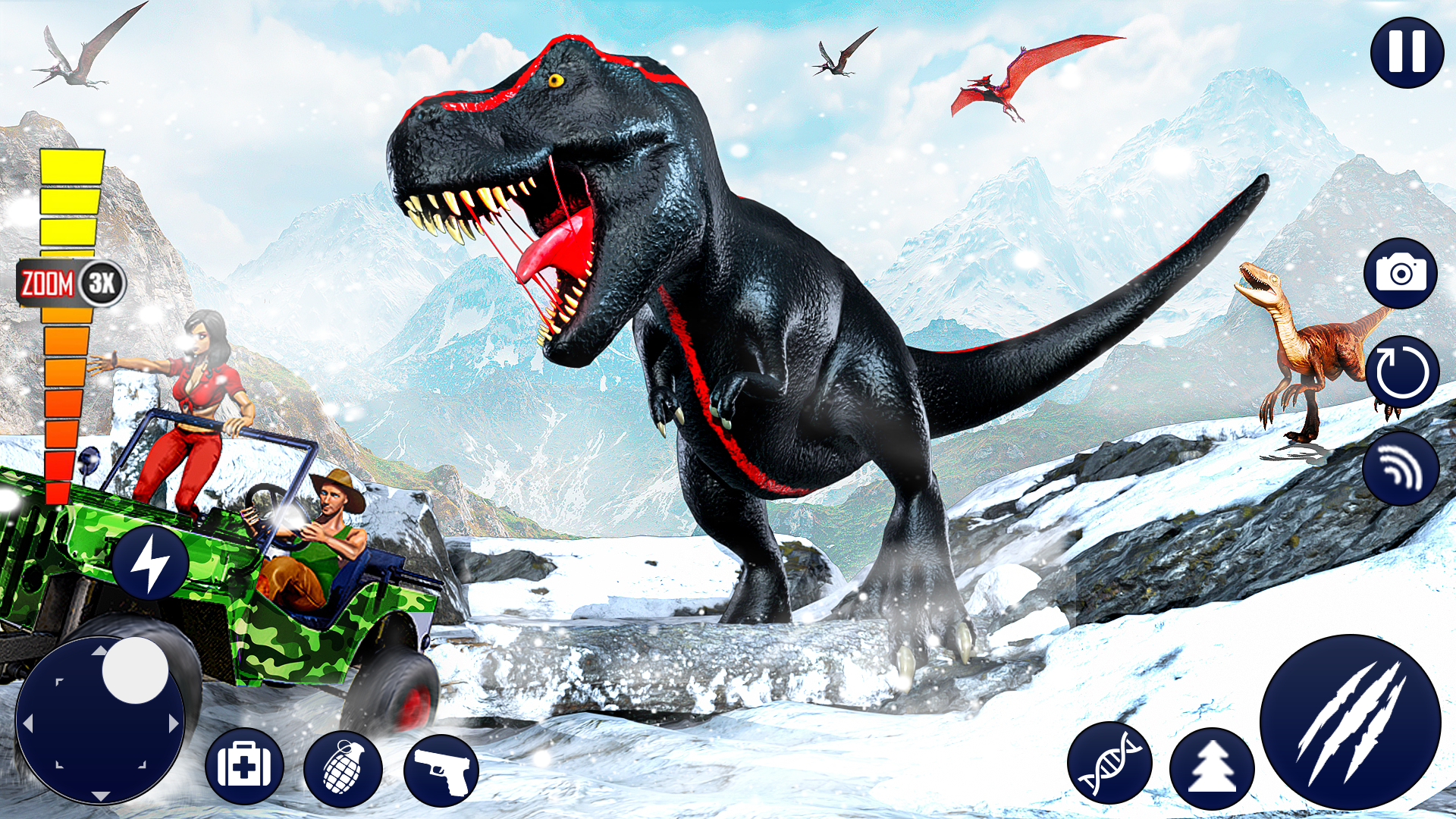 اسکرین شات 4 بازی Wild Dino Hunter 3D Gun Games