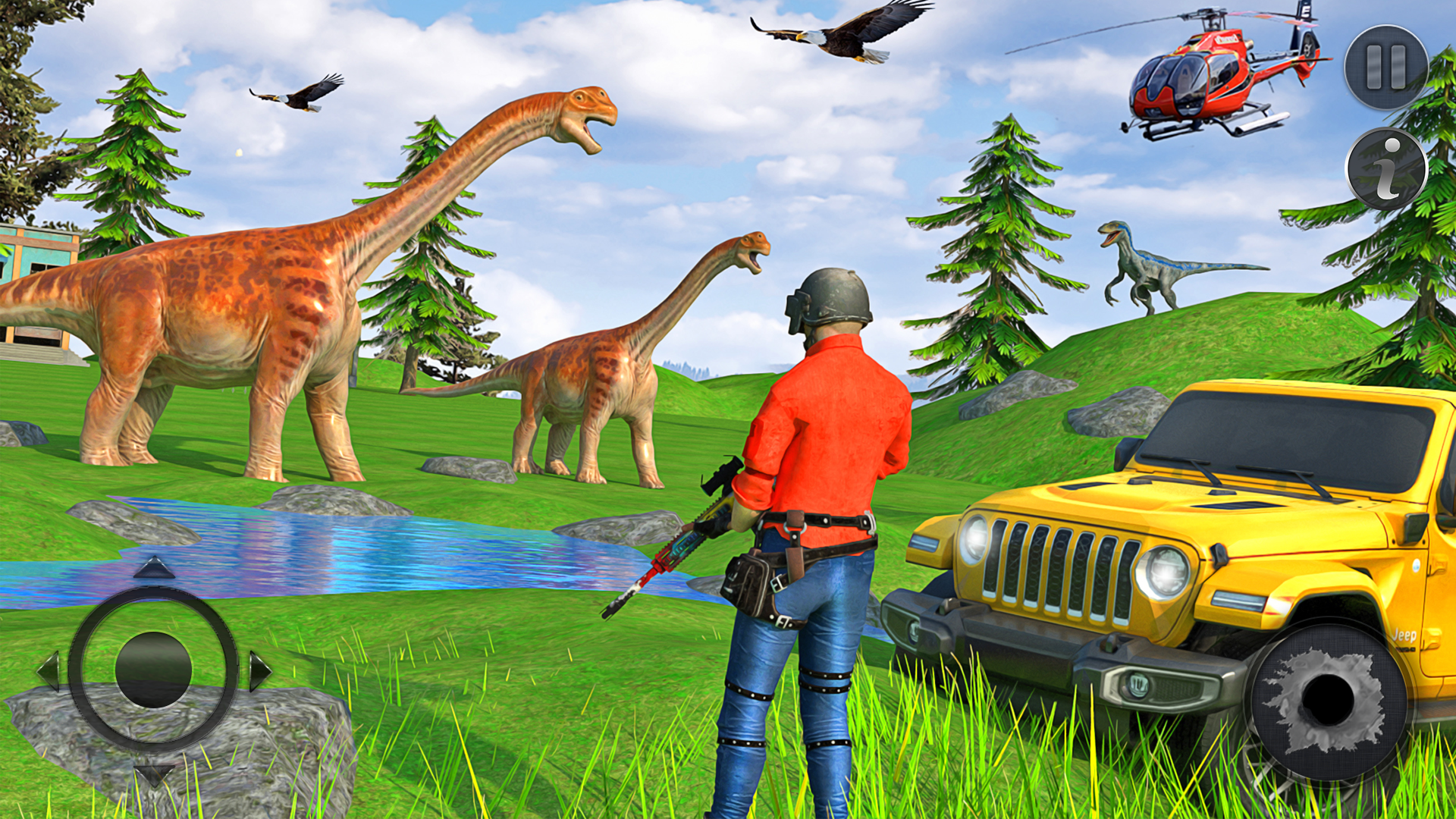 اسکرین شات 6 بازی Wild Dino Hunter 3D Gun Games