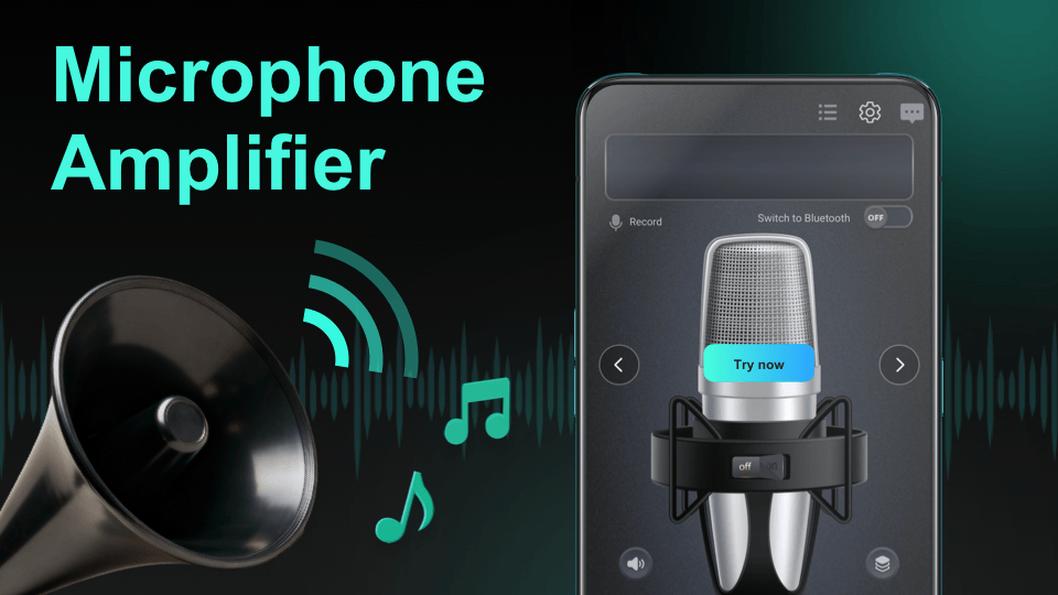 اسکرین شات 1 برنامه Microphone-​Voice Amplifier