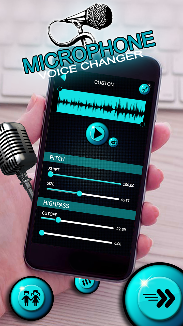 اسکرین شات 3 برنامه Microphone Voice Changer