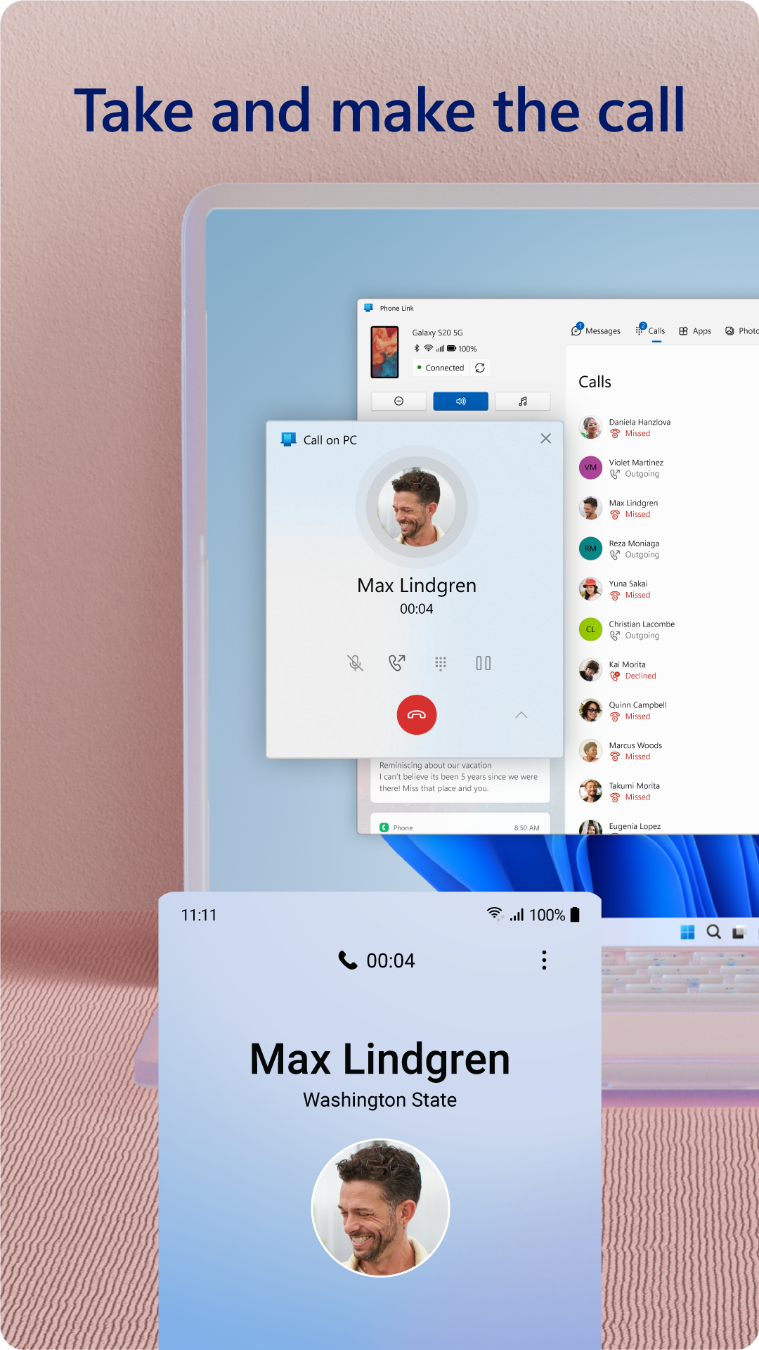 اسکرین شات 3 برنامه Link to Windows