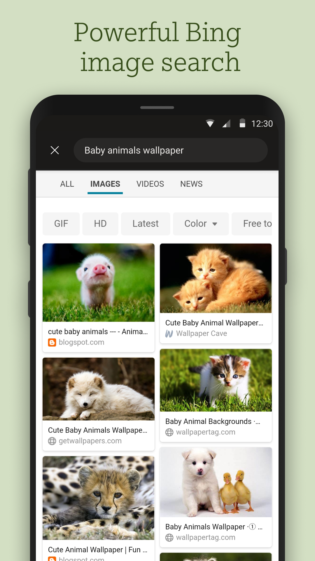 اسکرین شات 7 برنامه Bing Wallpapers