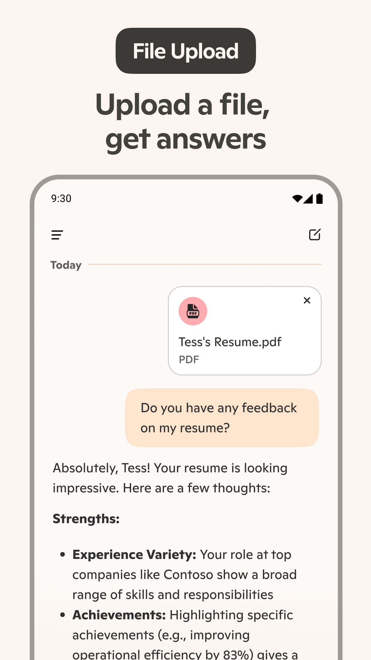 اسکرین شات 8 برنامه Microsoft Copilot AI Assistant