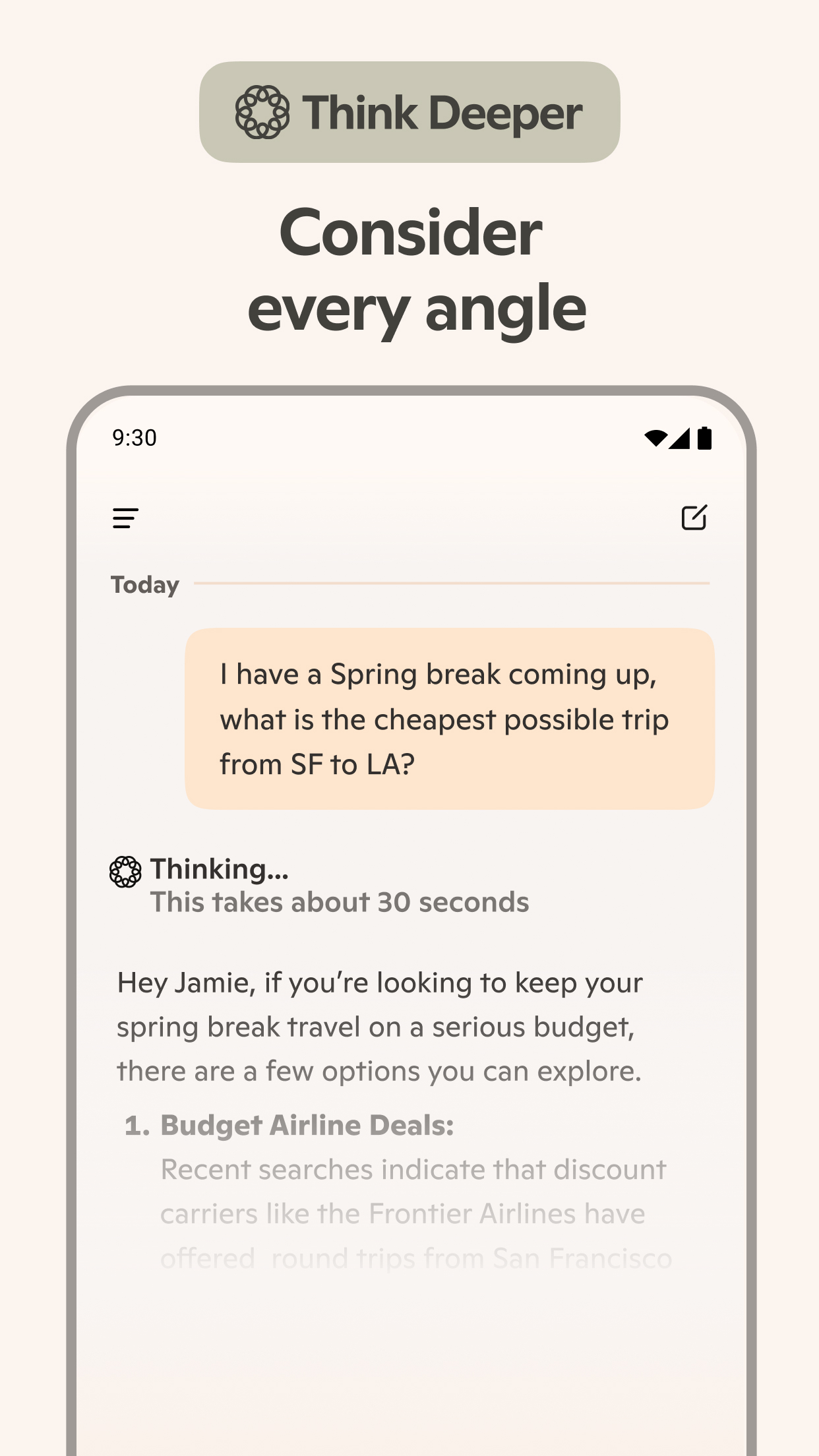 اسکرین شات 3 برنامه Microsoft Copilot AI Assistant