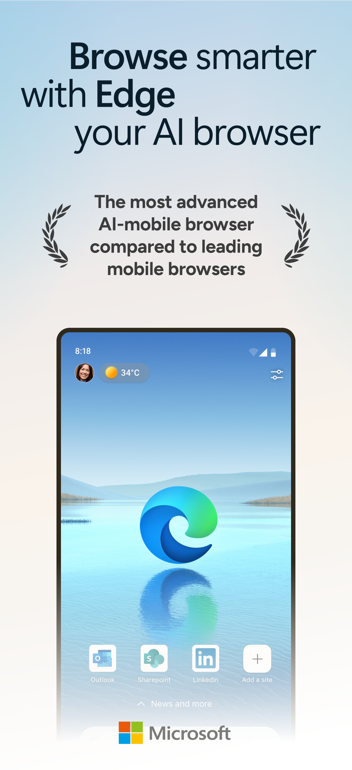 اسکرین شات 1 برنامه مرورگر اج