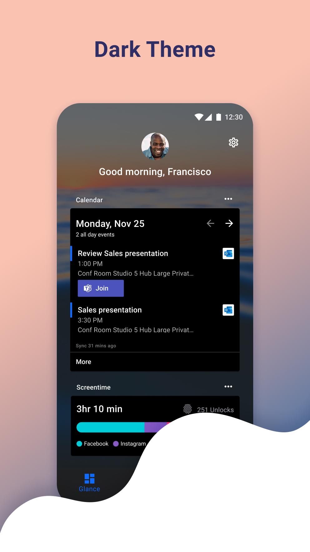اسکرین شات 4 برنامه Microsoft Launcher