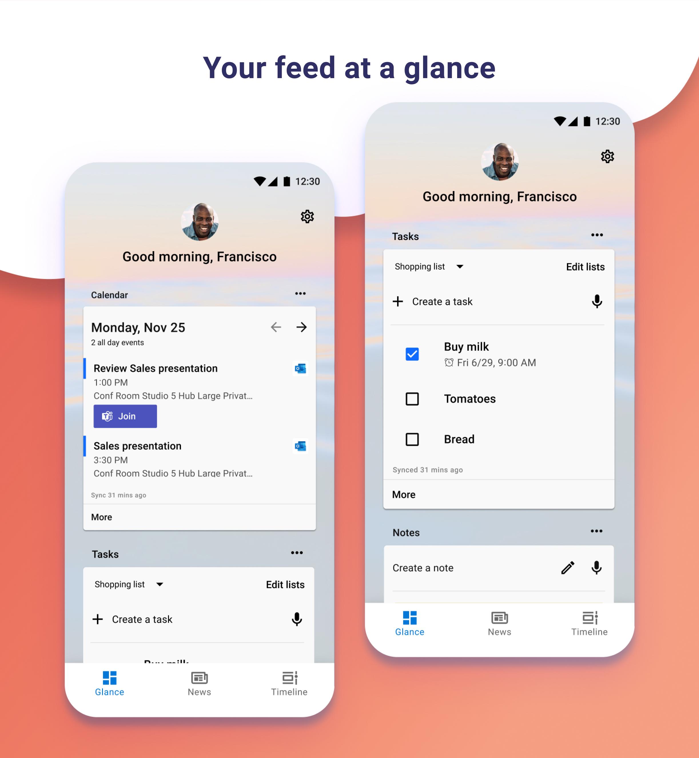 اسکرین شات 3 برنامه Microsoft Launcher