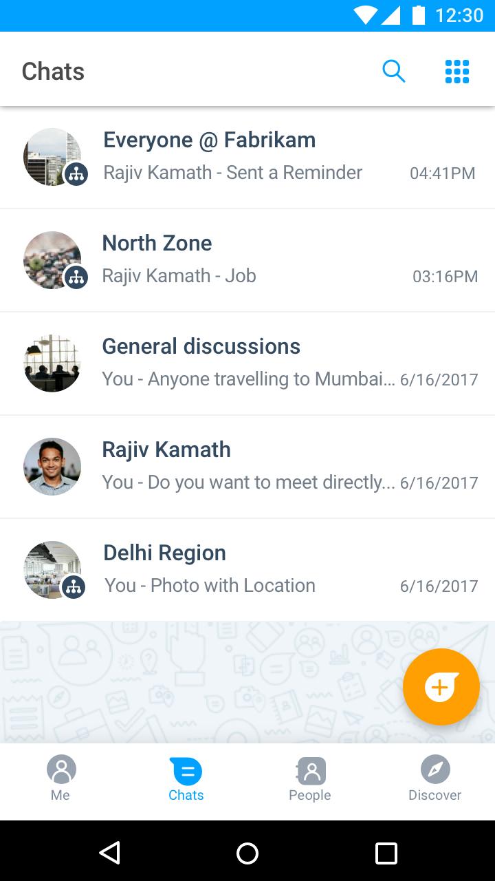 اسکرین شات 7 برنامه Microsoft Kaizala – Chat, Call & Work