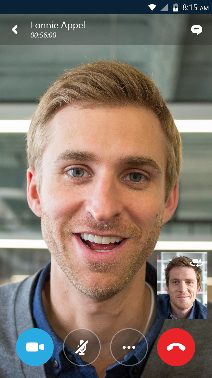 اسکرین شات 5 برنامه Skype for Business for Android