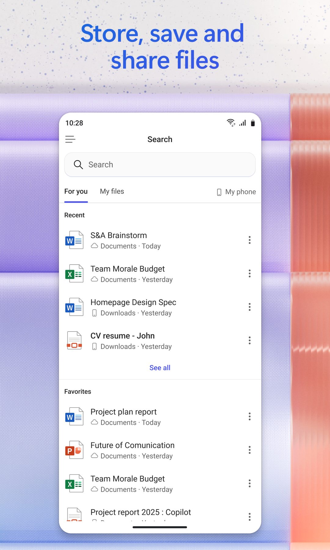اسکرین شات 4 برنامه آفیس ( Microsoft Office: Word, Excel, PowerPoint & More)