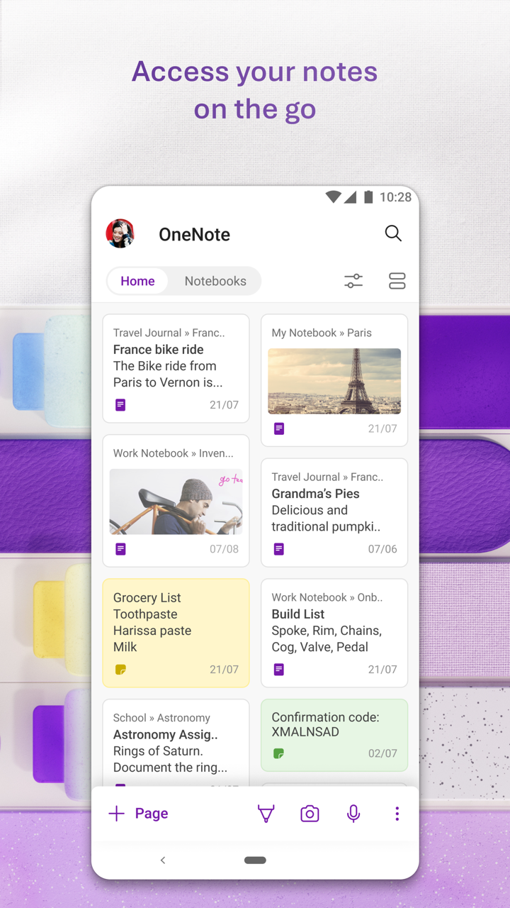اسکرین شات 3 برنامه Microsoft OneNote: Save Notes
