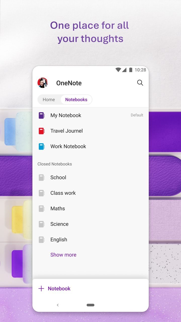 اسکرین شات 2 برنامه Microsoft OneNote: Save Notes