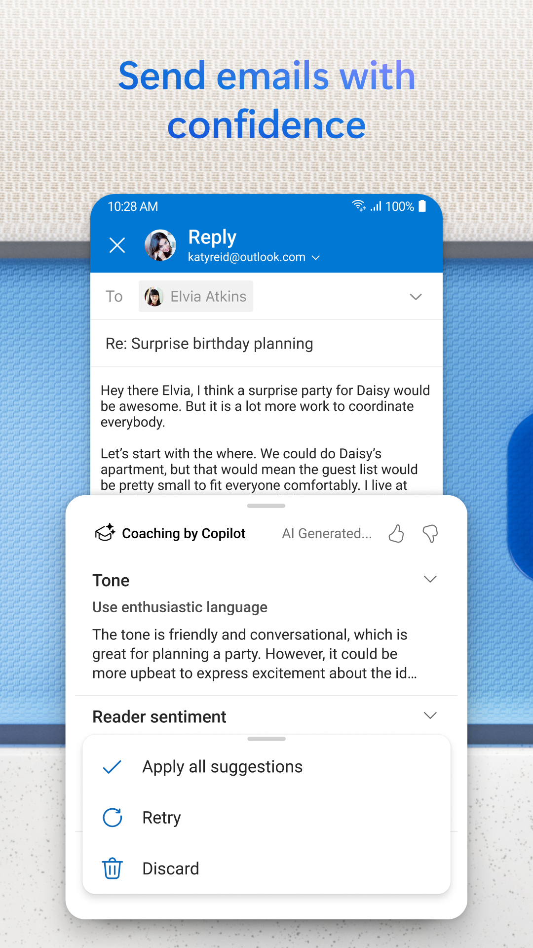 اسکرین شات 5 برنامه اوت لوک (Outlook)