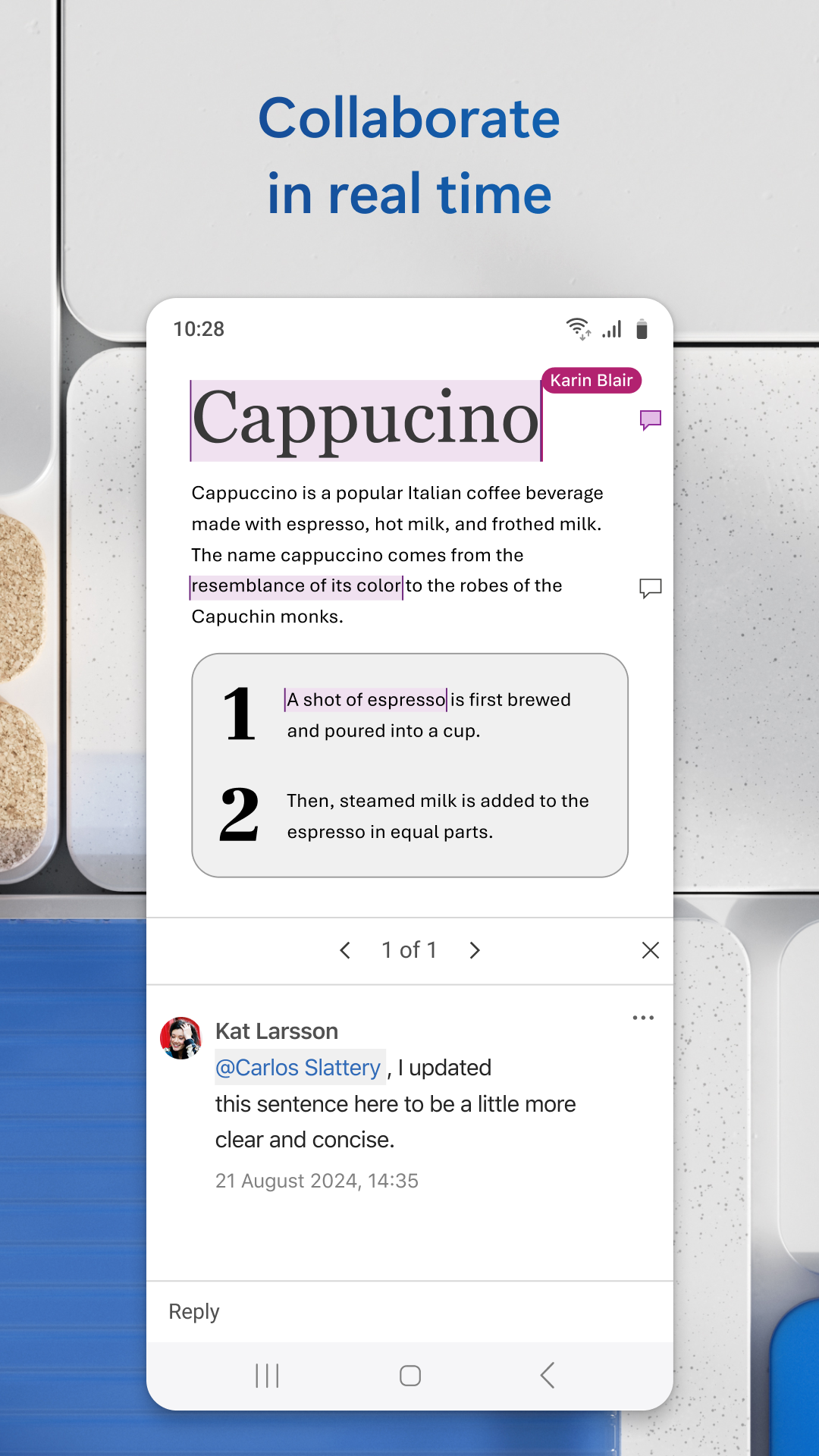 اسکرین شات 6 برنامه Microsoft Word: Write, Edit & Share Docs on the Go