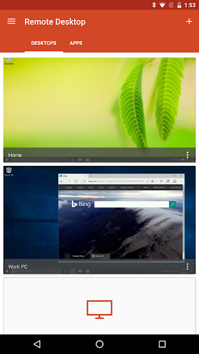 اسکرین شات 1 برنامه Remote Desktop 8