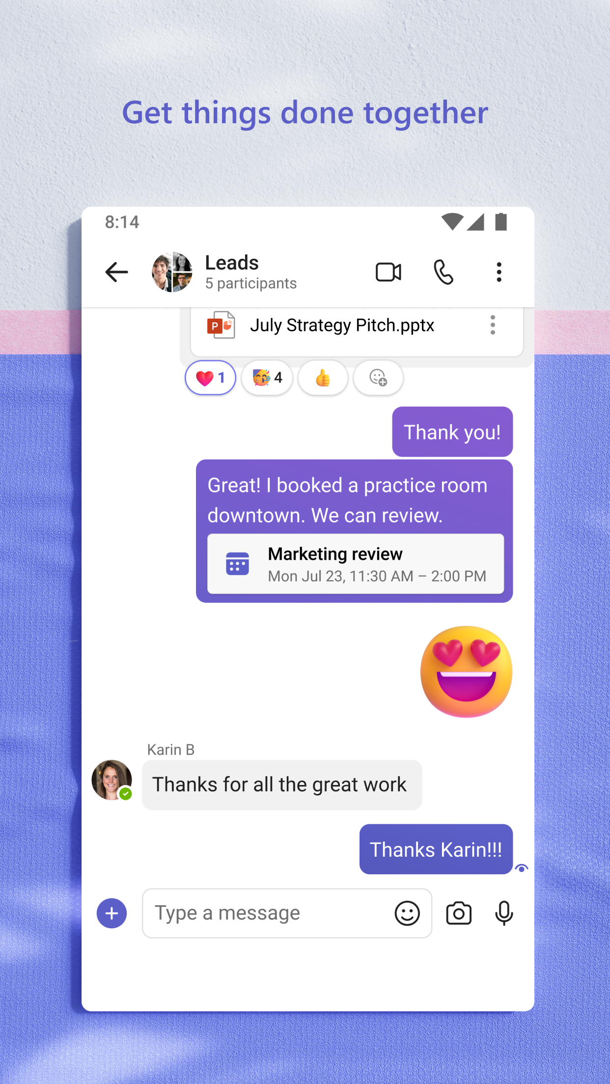 اسکرین شات 7 برنامه Microsoft Teams