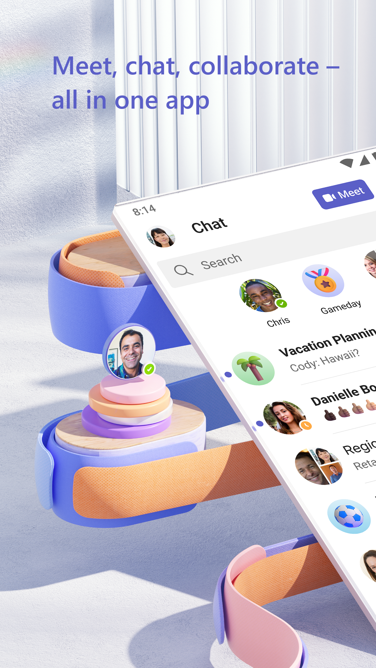 اسکرین شات 1 برنامه Microsoft Teams