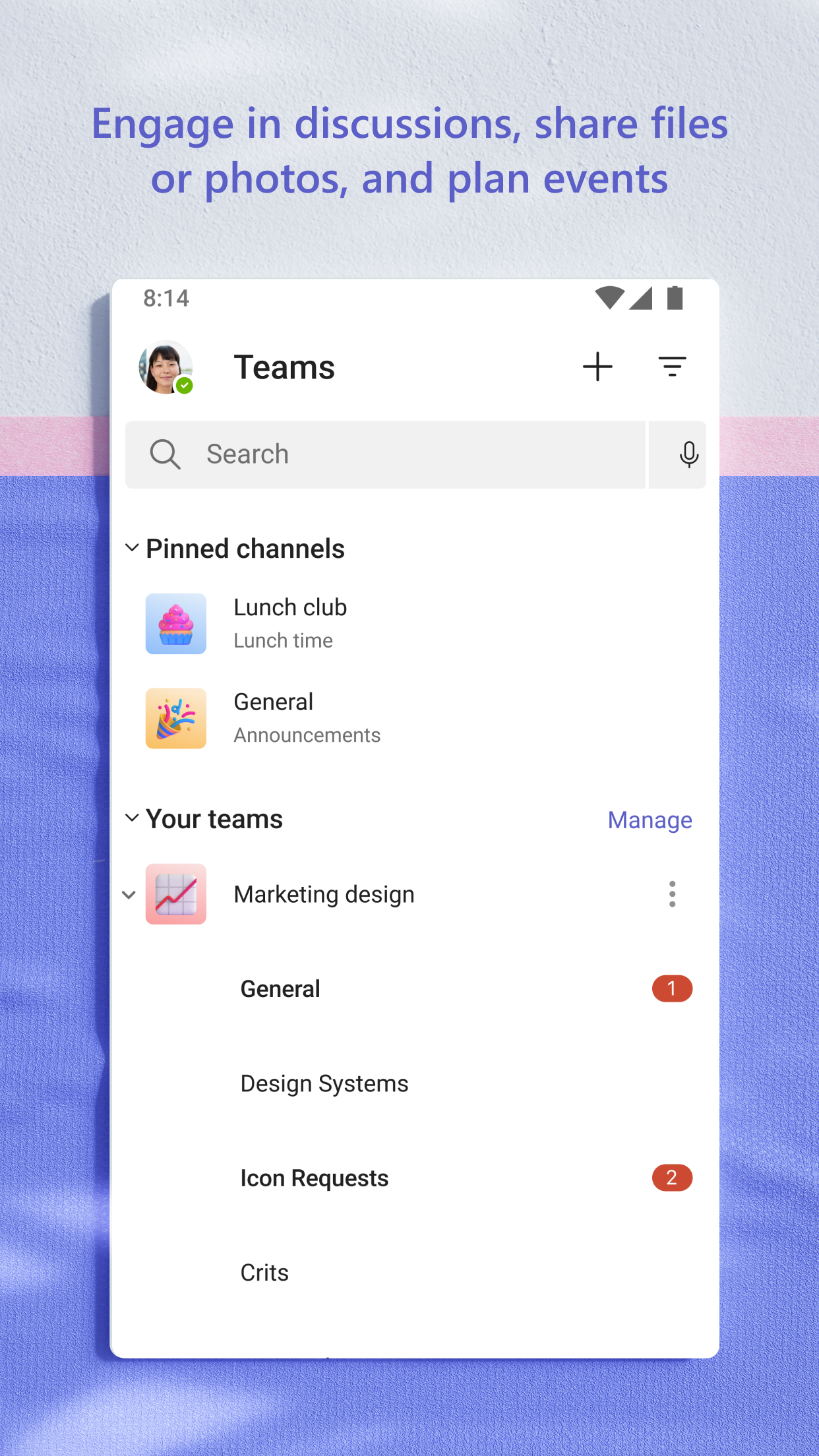 اسکرین شات 6 برنامه Microsoft Teams