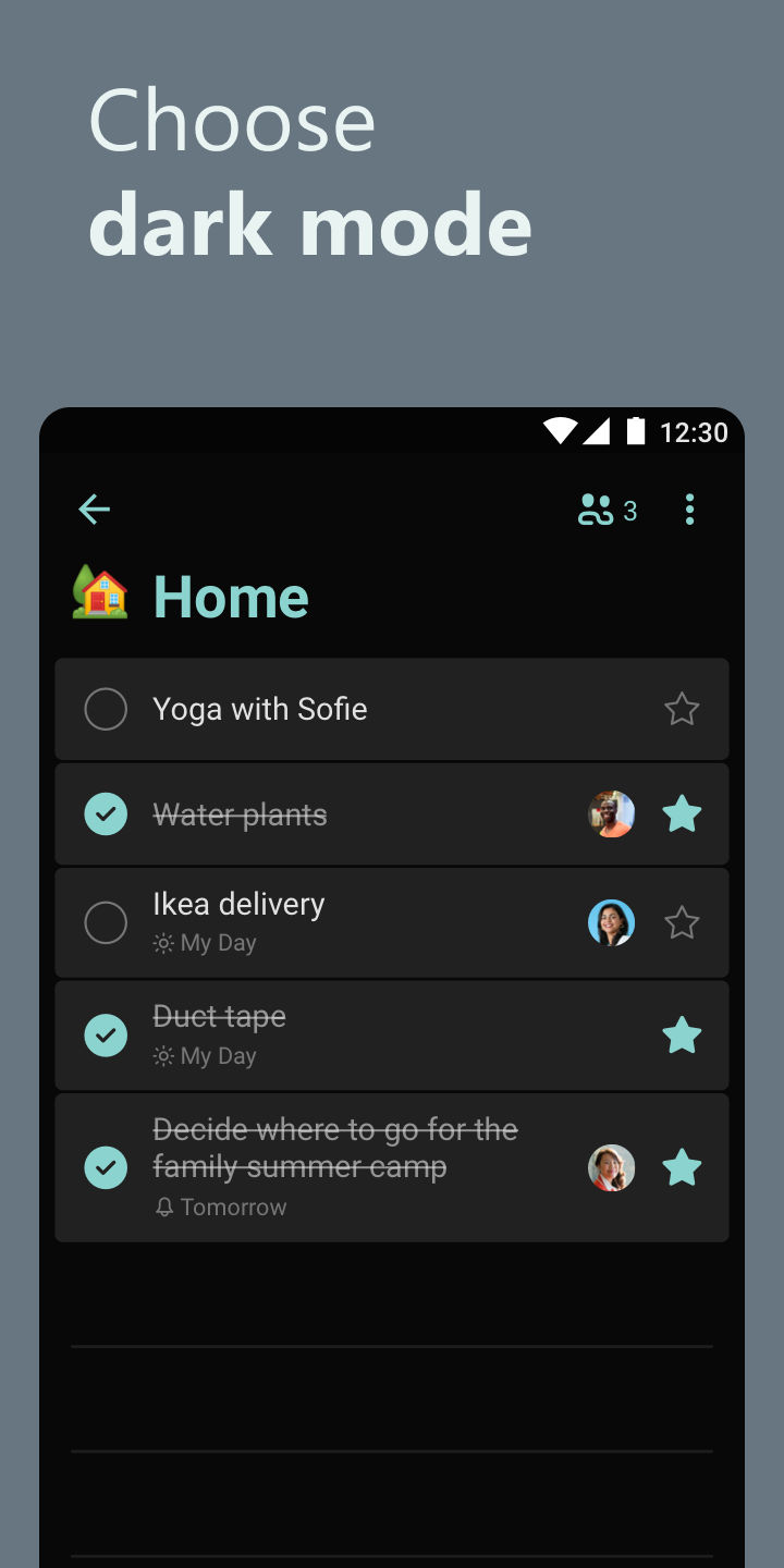 اسکرین شات 5 برنامه Microsoft To Do: Lists & Tasks