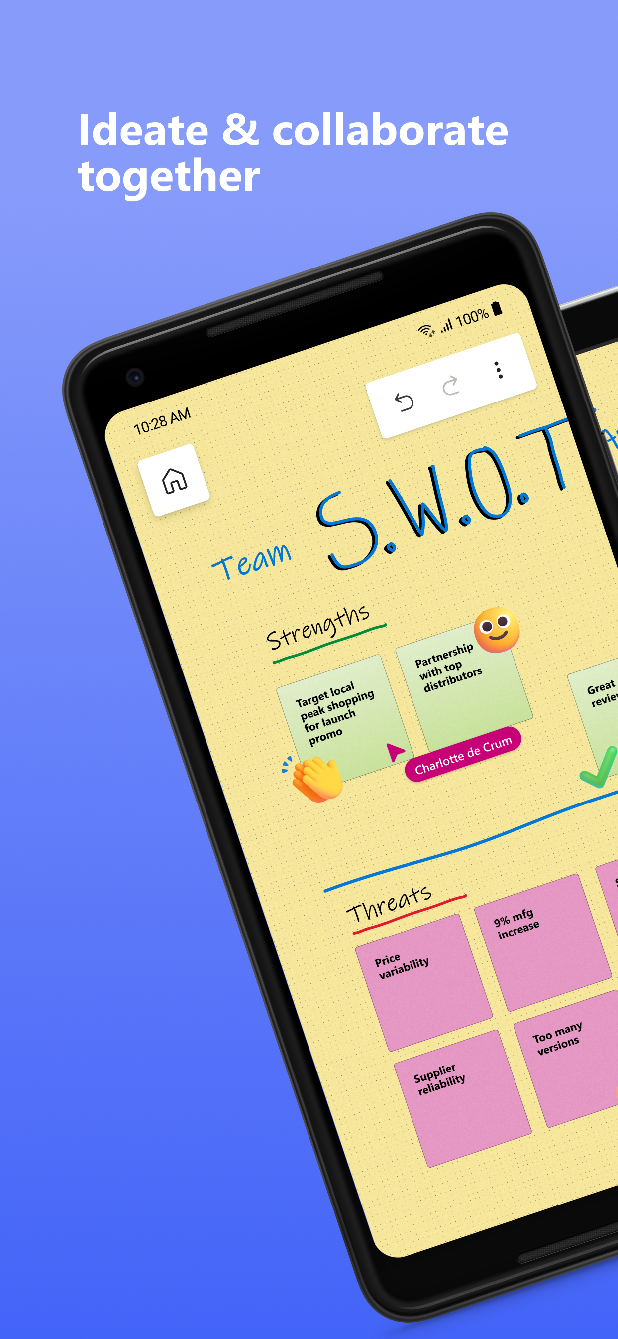 اسکرین شات 2 برنامه Microsoft Whiteboard