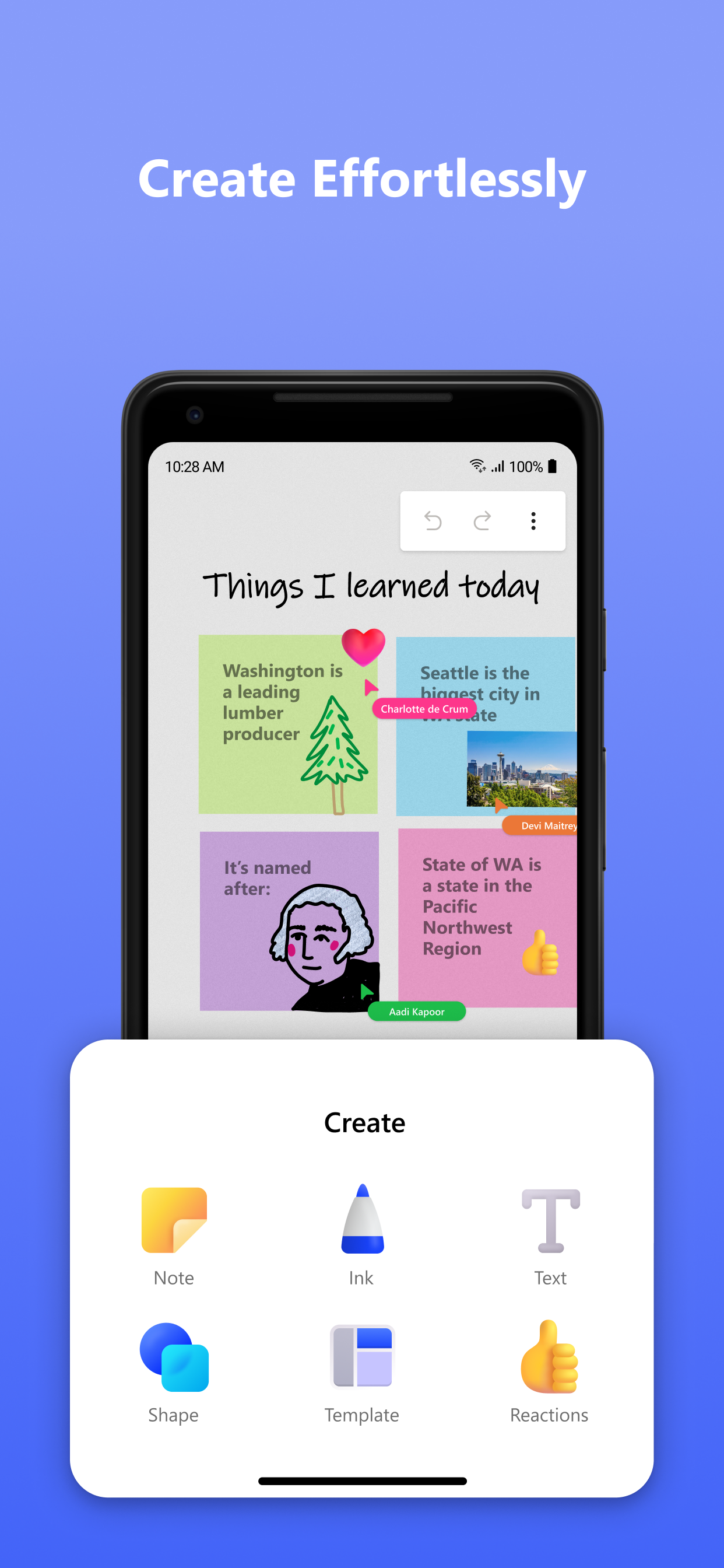 اسکرین شات 1 برنامه Microsoft Whiteboard