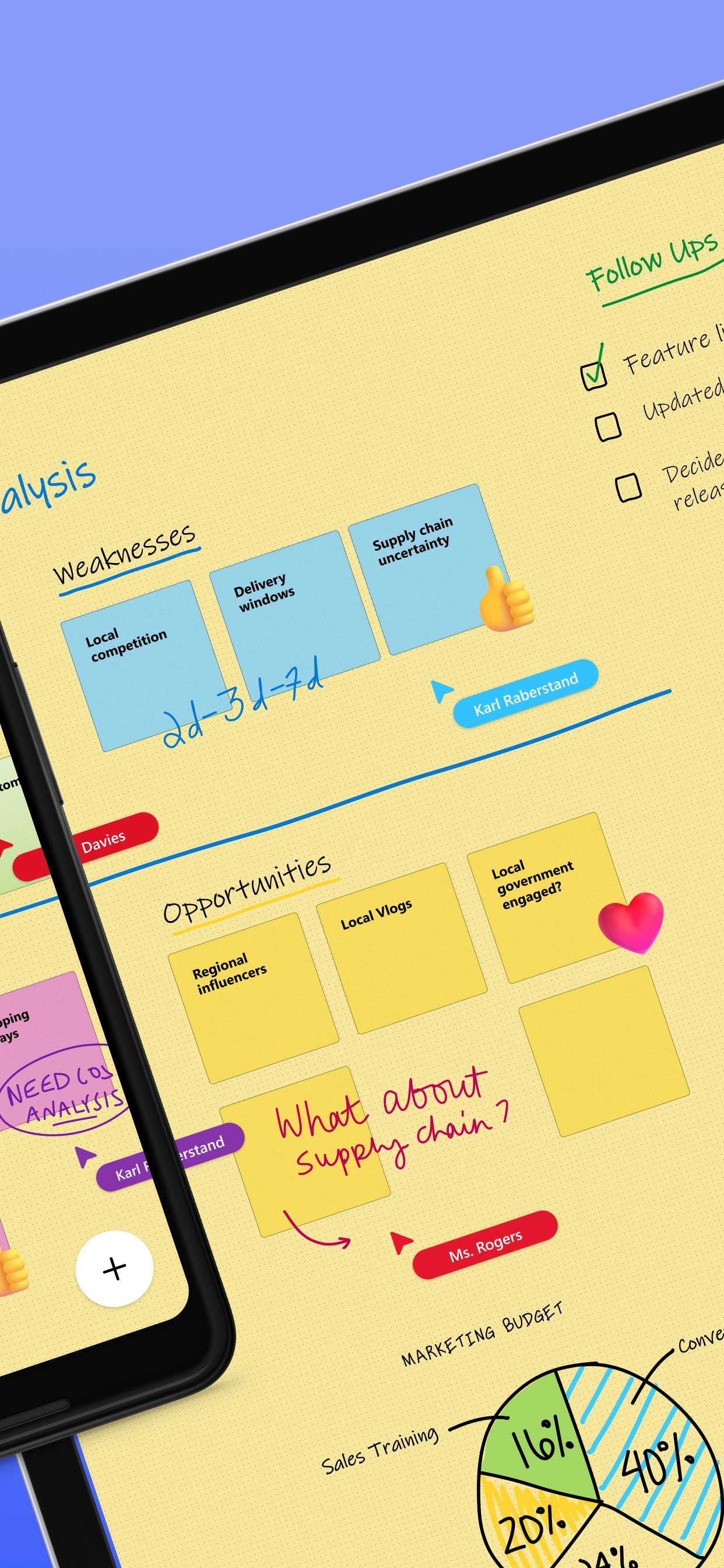 اسکرین شات 3 برنامه Microsoft Whiteboard