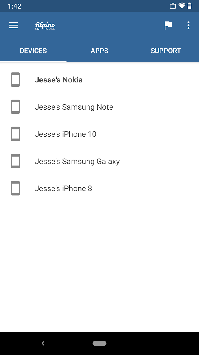 اسکرین شات 1 برنامه Intune Company Portal