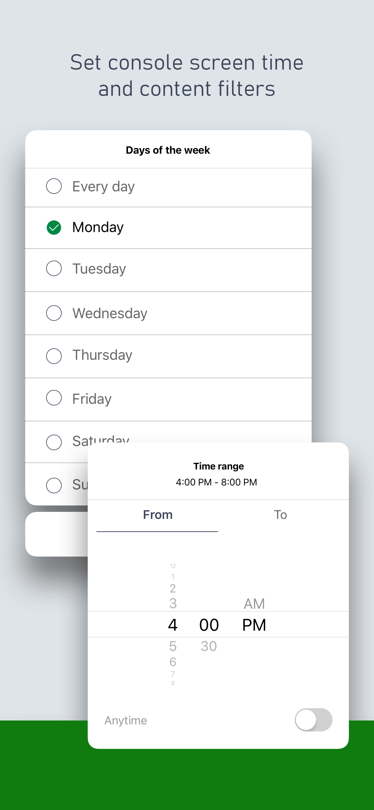 اسکرین شات 3 برنامه Xbox Family Settings