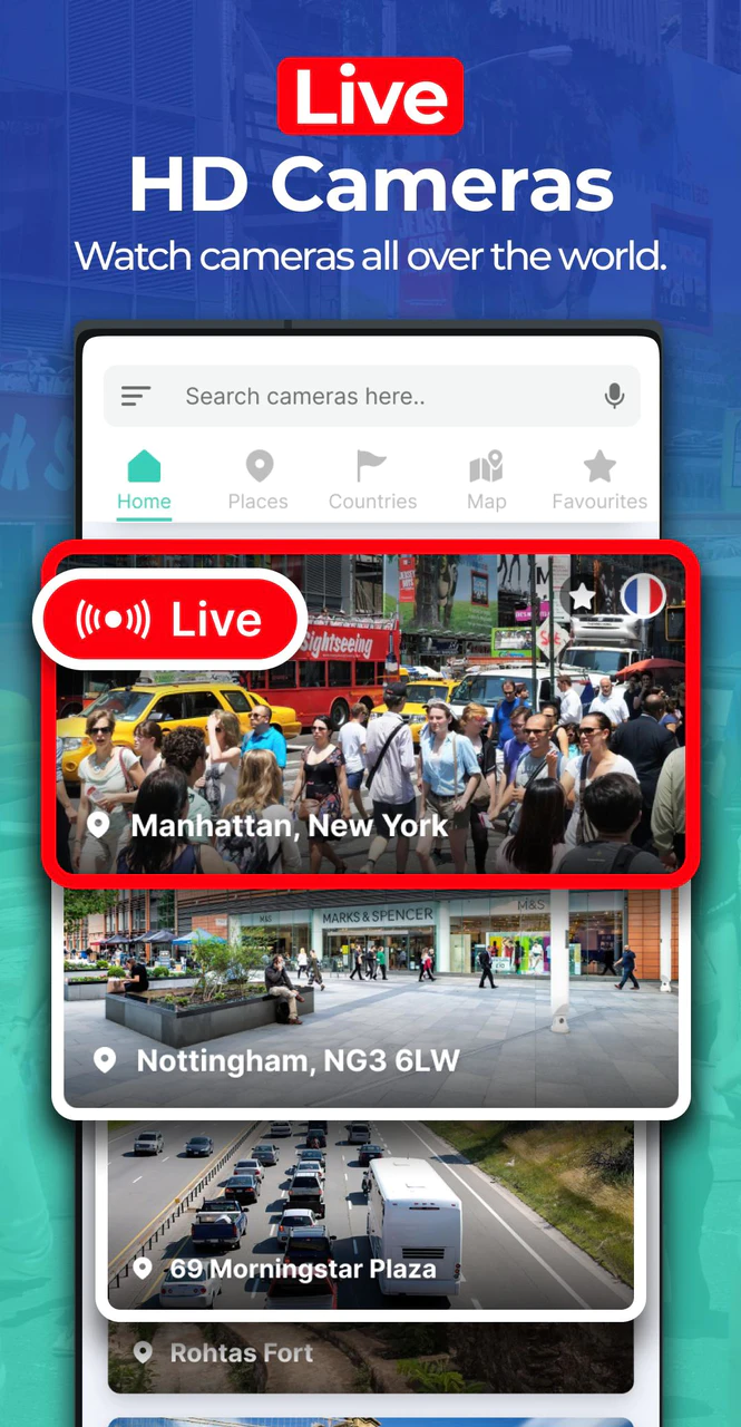 اسکرین شات 1 برنامه Earth Camera Online