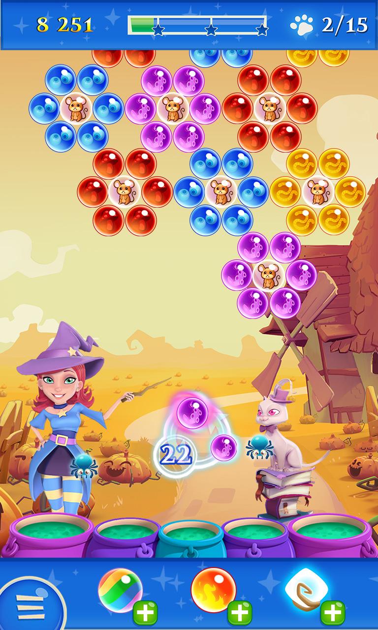 اسکرین شات 6 بازی Bubble Witch 2 Saga
