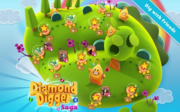 اسکرین شات 8 بازی Diamond Digger Saga