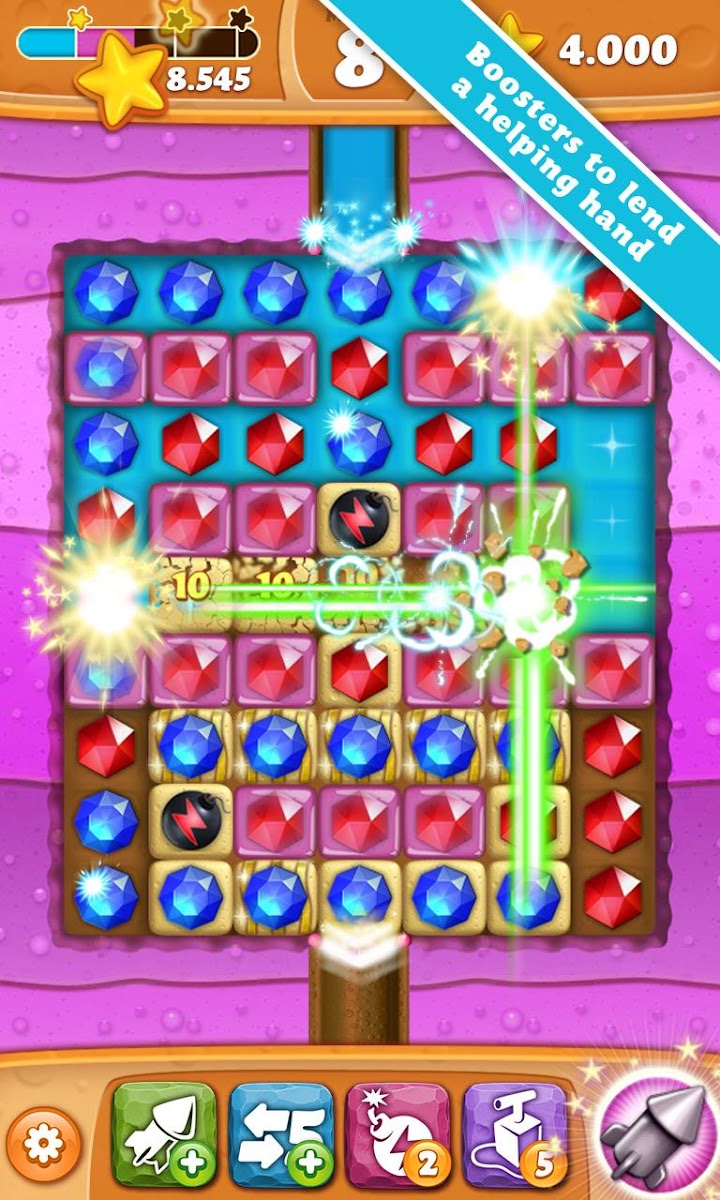 اسکرین شات 2 بازی Diamond Digger Saga