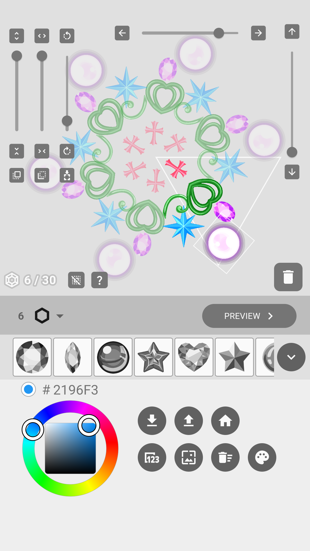 اسکرین شات 1 برنامه Magic Circle Maker
