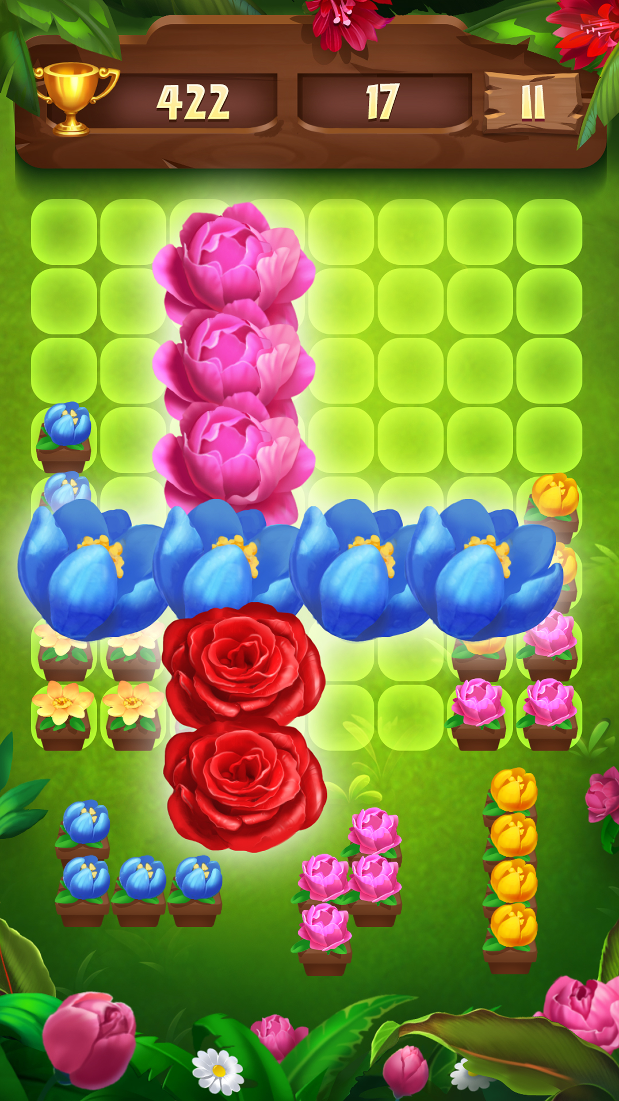 اسکرین شات 2 بازی Block Puzzle Gardens