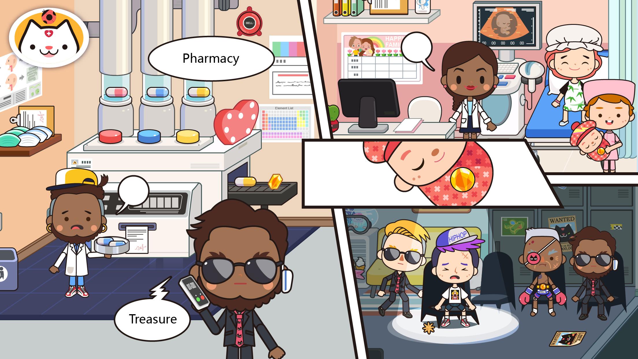 اسکرین شات 4 برنامه Miga Town: My Hospital