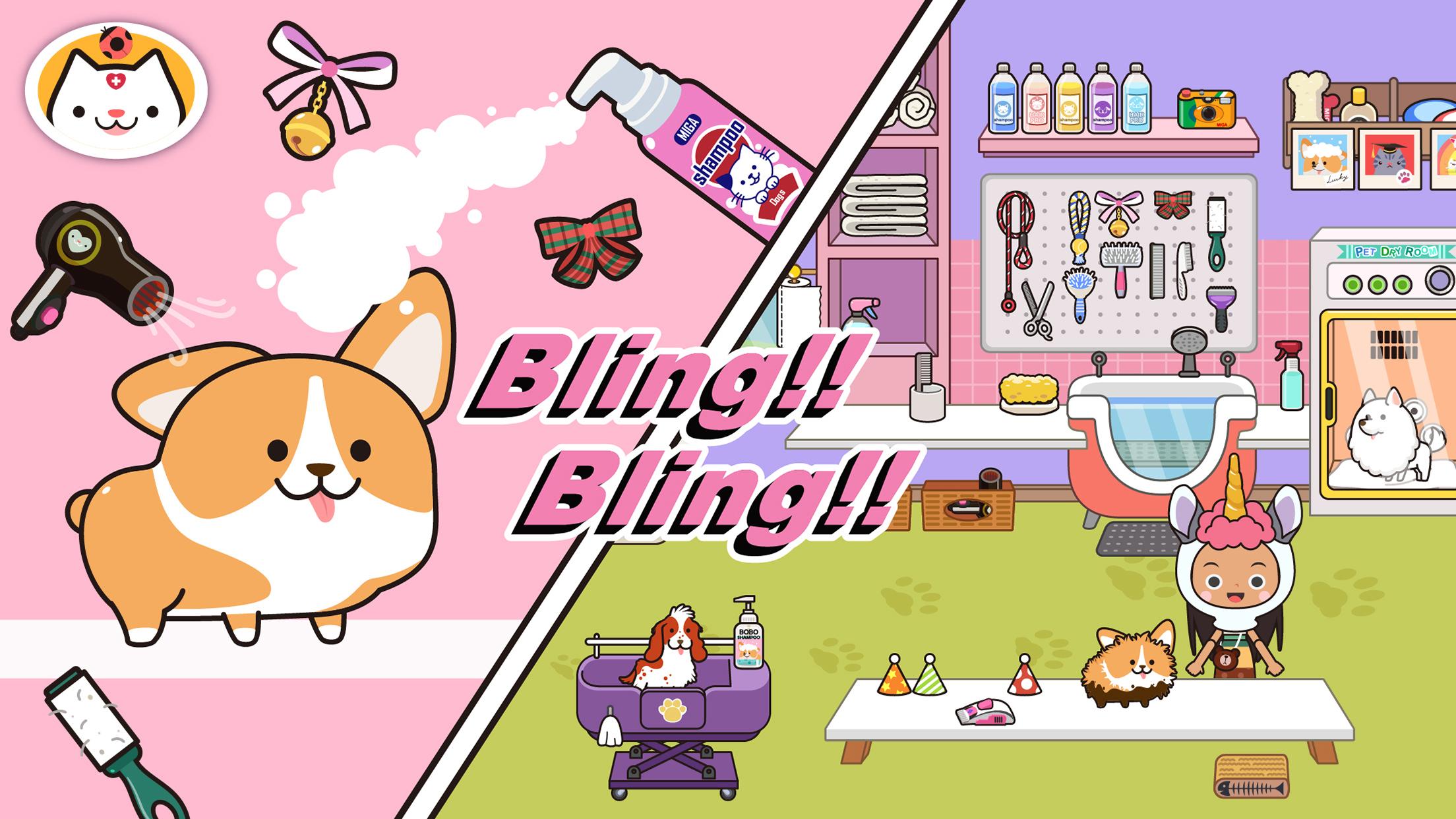 اسکرین شات 3 برنامه Miga Town: My Pets