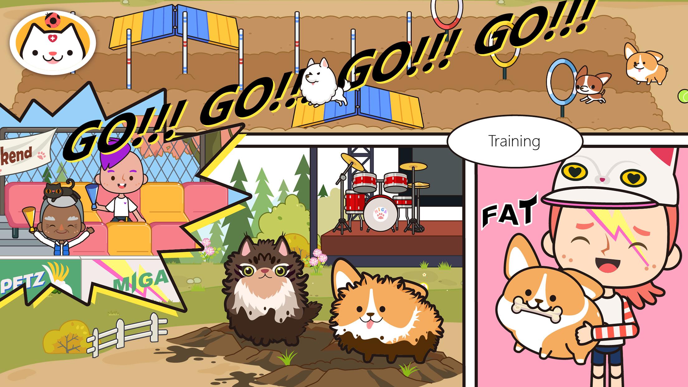 اسکرین شات 2 برنامه Miga Town: My Pets