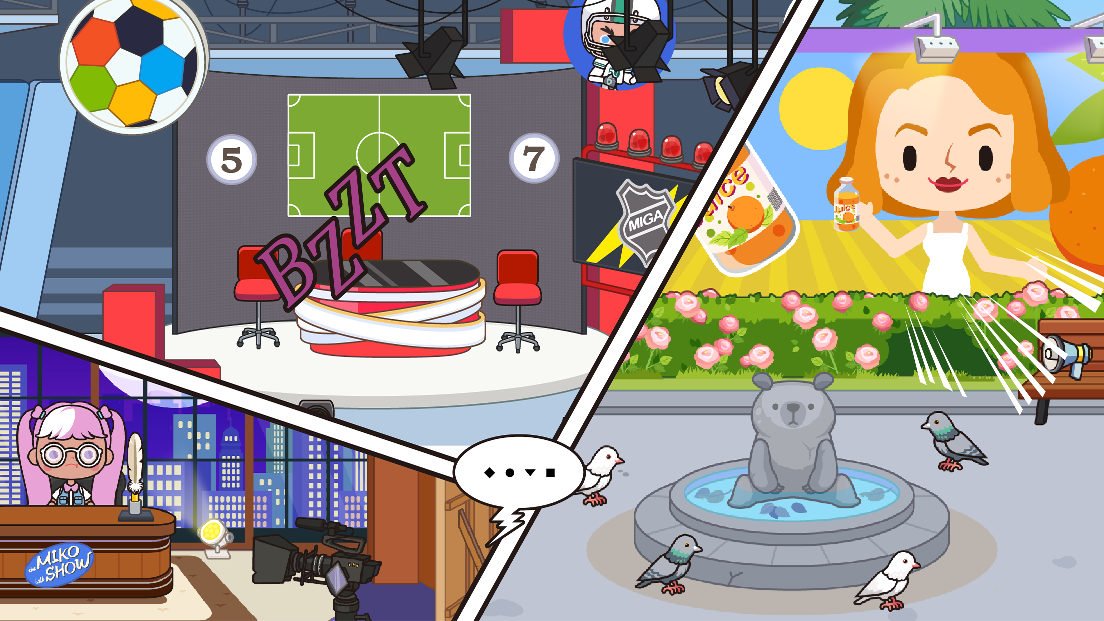 اسکرین شات 5 برنامه Miga Town: My TV Shows