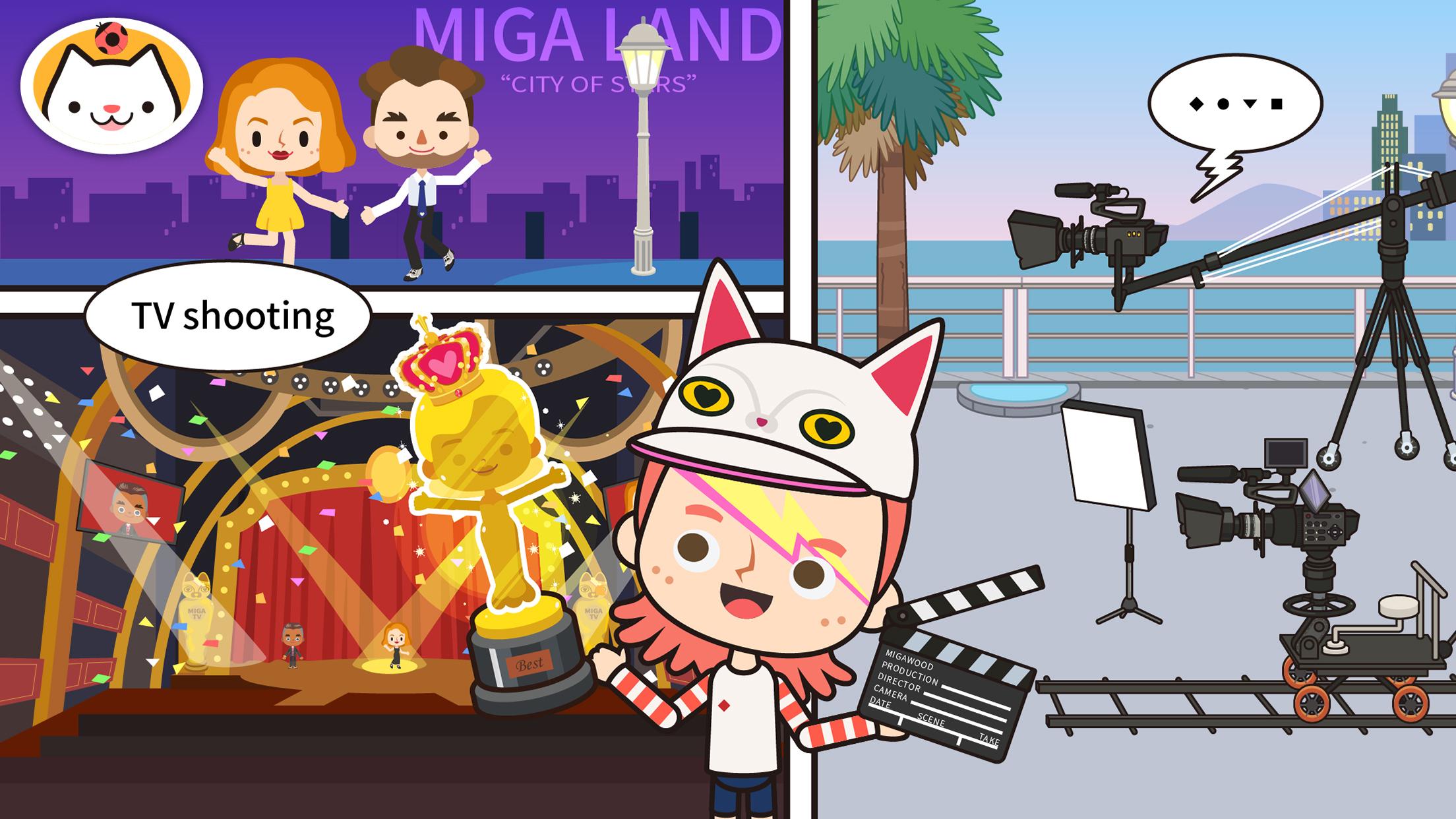 اسکرین شات 6 برنامه Miga Town: My TV Shows