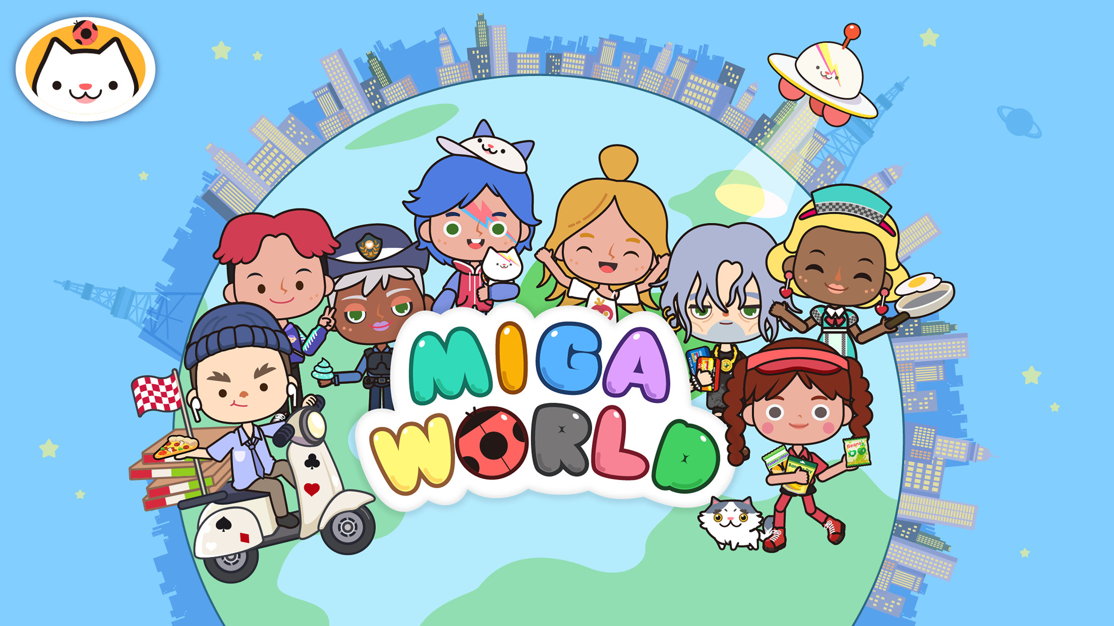 اسکرین شات 1 برنامه Miga Town: My World