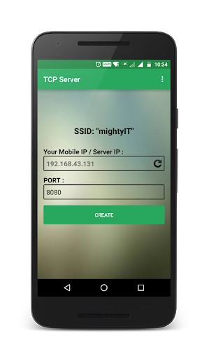 اسکرین شات 1 برنامه TCP Server